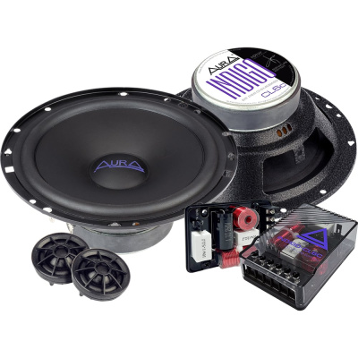 2-полосная компонентная акустика AURA 6,5 (16,5 см) 51/101w, 40Hz - 20kHz, 91db INDIGO-CL6C
