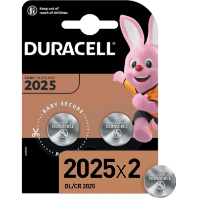 Батарейка DURACELL CR2025 литий бл/2шт