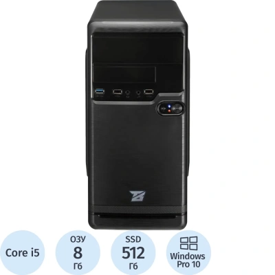 Системный блок BigTech B4>(B4-7384)i5-12400F/H610/8/SSD512/GT210/500W/W10P
