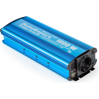 Автомобильный инвертор AutoExpert 1000W, преобразователь напряжения с 12 на 220V А1000