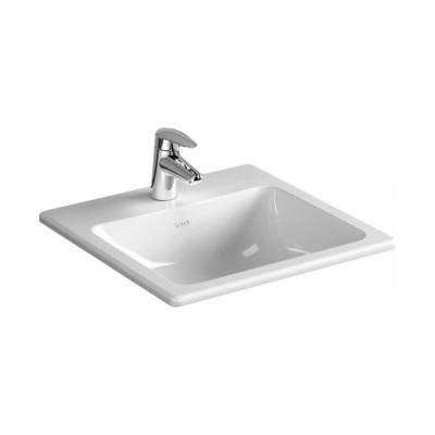 Раковина Vitra S20 накладная, прямоугольная, 55 см