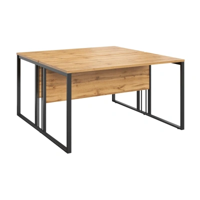 Рабочая станция К-Loft 241S004 2 раб.м. 1380х1370х750 дуб натур./графит