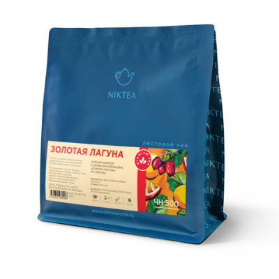 Чайный напиток NIKTEA "Золотая Лагуна" с ароматом апельсина, 250 г, TNIKTE-L00008