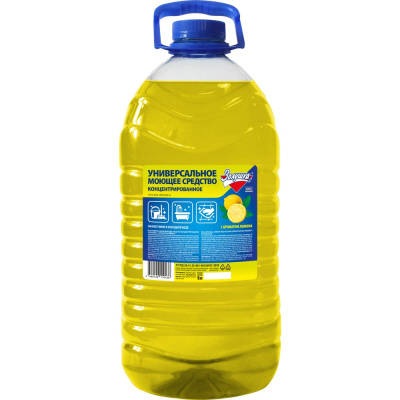 Универсальное моющее средство Золушка концентрат, 5 л, Лимон, кан. ПЭТ М-05-6с