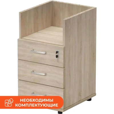 Тумба приставная Мебель Easy One 913922 дуб сонома (091)