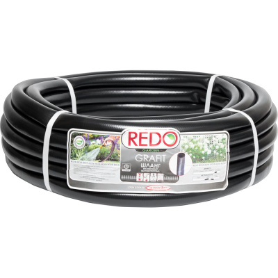 Поливочный армированный шланг REDO GRAFIT 1", 25 м