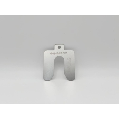Пластина центровочная SAPCO Shims 50-005. Размер 50*50 мм, Толщина 0,05 мм, комплект 10 шт.