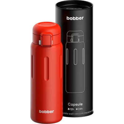 Термос питьевой, вакуумный, бытовой BOBBER 0.5 л Capsule-500 Cayenne Red