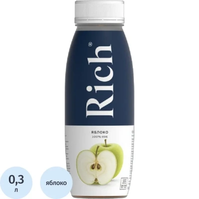 Сок Rich Яблоко, ПЭТ 0,3л