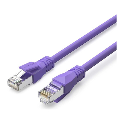 Патч-корд прямой VENTION SFTP cat.6A, RJ45 - 0,3м. Фиолетовый, шт. IBMVY