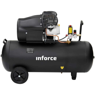 Компрессор Inforce CXV-100L 04-06-23 подойдет для мастерских, сервисов и небольших производств