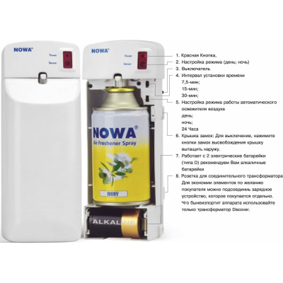 Автоматический освежитель воздуха NOWA