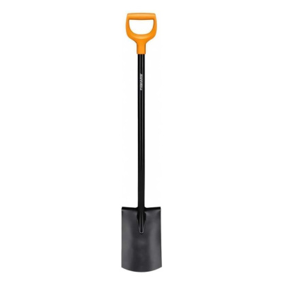 Штыковая лопата с закругленным лезвием Fiskars