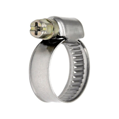 Хомут червячный STALMAX L-CW 8-12/9 AISI 430 DIN 3017-1 (арт. 11705) нерж. сталь AISI 430 (уп. 100 шт) 11705-023