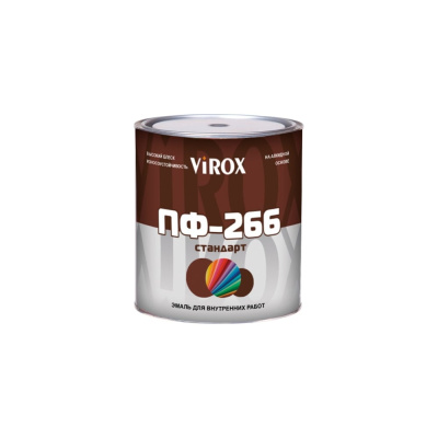 Эмаль VIROX ПФ-266 СТАНДАРТ жёлто-коричневая 2,7кг