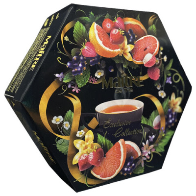 Чай Maitre de The Exclusive Collection, 60 пак./уп