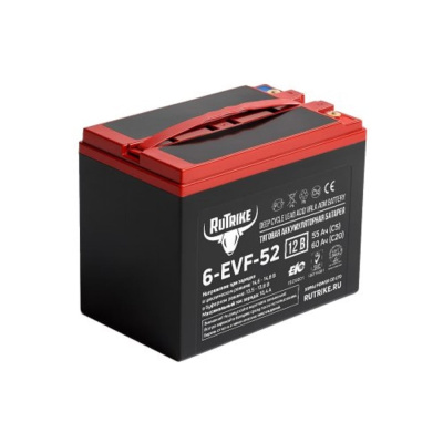 Тяговый гелевый аккумулятор Rutrike 6-EVF-52 22598 022598