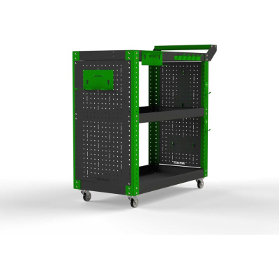 Тележка инструментальная Тип 2 900x450x800 мм, 3 полки, серо-зеленый