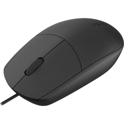 Мышь компьютерная RAPOO N100C проводная, черный