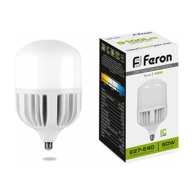 Светодиодная лампа 50W 230V E40 4000K Feron LB-65