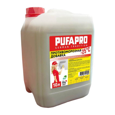 Противоморозная добавка PUFAPRO с пластификатором С-3 10 л -25 Темная