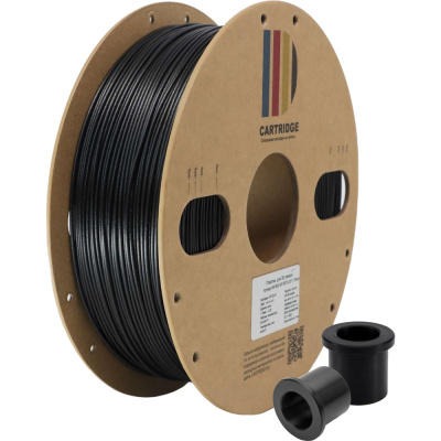 PETG-CF-пластик Solution Print (угленаполненный) для 3D-принтера, черный, CartriDge
