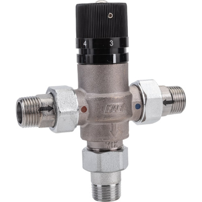 Термостатический смеситель FAR 1/2", американки Тmax 95 оC FA 3956 12