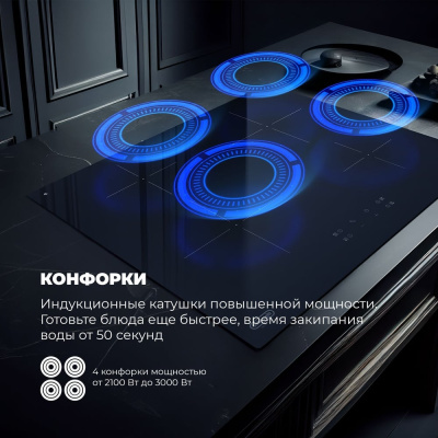 Варочная панель DeLonghi PIN 62 RUS– это надежность