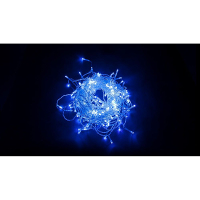 Гирлянда FERON Штора 230V 200 LED синий, длина 4,5м, IP44, шнур 3м