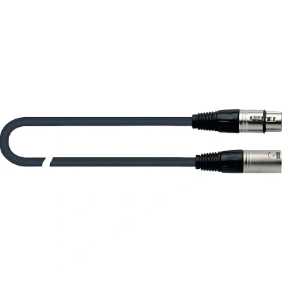 Кабель QUIK LOK MX775-5, микрофонный, 5м, XLR/F-XLR/M, черный (MX/775-5)