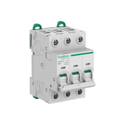 Автоматический выключатель (АВ) Systeme Electric Systeme9 хар-ка C, 25 A, 3 P, 10 kA, 400 В