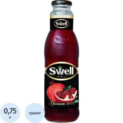 Сок Swell Гранат, стекло 0,75л