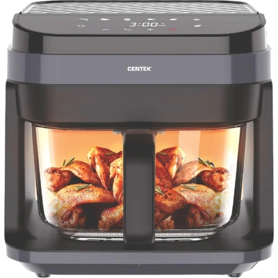 Аэрогриль Centek CT-3101,5,5л, 1350Вт, сенсорное упр., решетка, карбон.тэн
