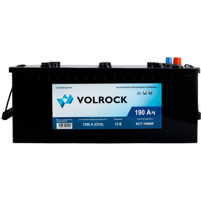 Аккумулятор VOLROCK (6СТ-190NR (О.П.) 1200А