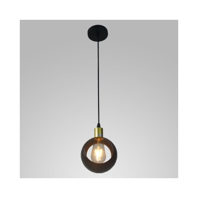 Подвес РОСТОК MDD030208/1 BK черный, 1x40, E27, d150 h1000, SHGN21