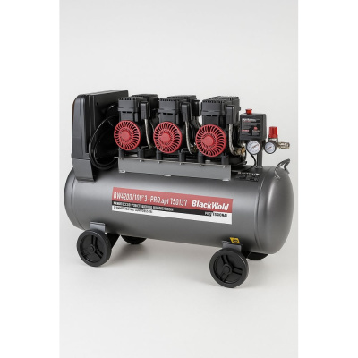 Компрессор коаксильный безмасляный BlackWeld BW4200/100 3-PRO 100л