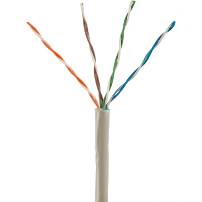 Кабель BigTech BT-CECR-014 CCA FTP 4 пары, кат.5e AWG24 PVC 305м сер