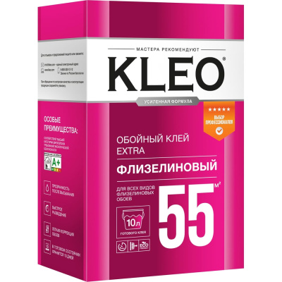 Сыпучий клей для флизелиновых обоев KLEO 030 EXTRA 55