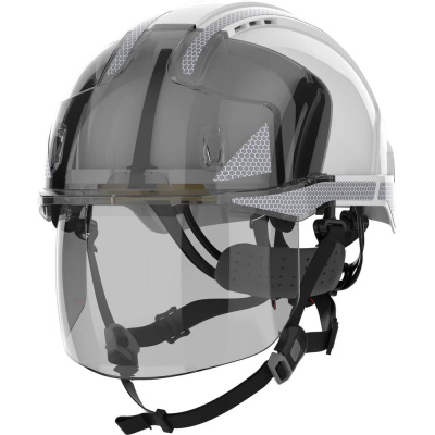 Защитная каска JSP EVO VISTAshield с интегрированным лицевым щитком