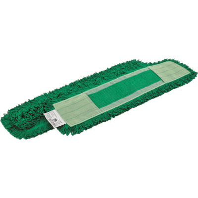 МОП плоский A-VM 60x13 см, хлопок, карман, зеленый
