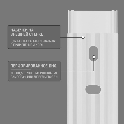 Кабель-канал TDM ELECTRIC белый 25х25, 2 метра, упаковка 4 штуки