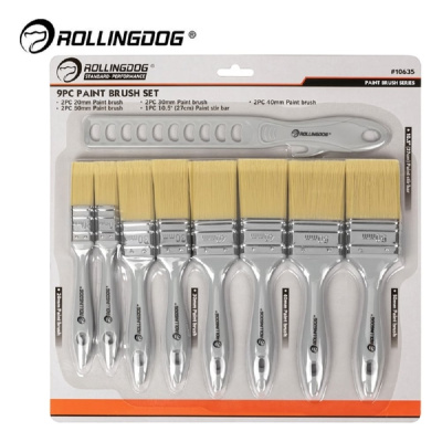 Набор кистей Rollingdog G100 20/20/30/30/40/40/50/50мм, 8шт, синтетика, серия Standard