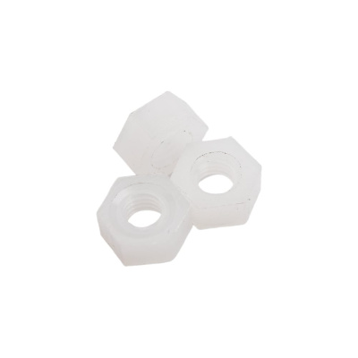 Шестигранная полиамидная (пластиковая) гайка DINFIX DIN 555, М3, 250 шт