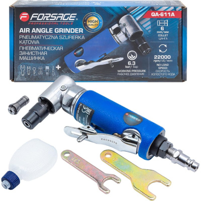 Пневмозачистная машинка Forsage (цанга 6 мм, 22000 об/мин)