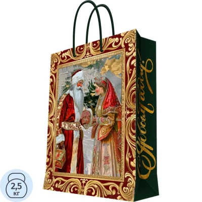 Пакет подарочный для сувенирной продукции, 26x32,4x12,7см арт.95737FE