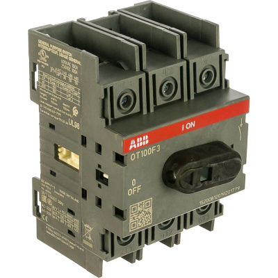Рубильник ABB 3п OT100 F3 100A