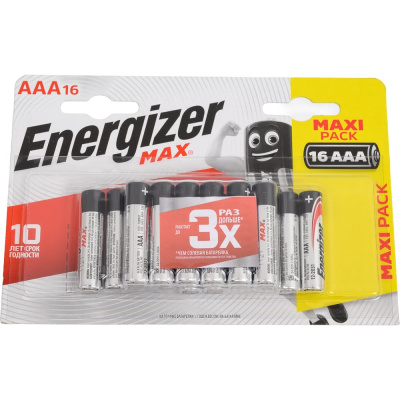 Батарейка ENERGIZER MAX LR03/E92/AAA BL16