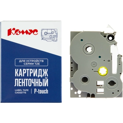 Картридж Комус TZE-851(Brother TZE-851 черный на золотом,24мм/8м)