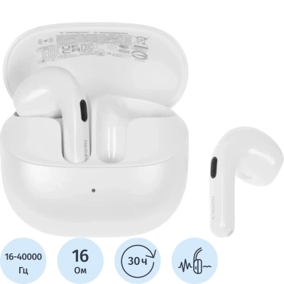 Наушники Xiaomi Buds 6 Pearl White (BHR08OGGL)