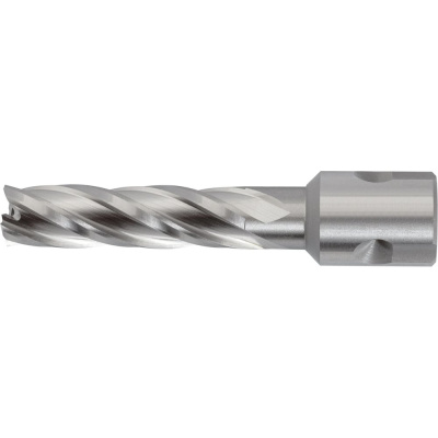 Сверло корончатое по металлу WOLFSTAR 19x55 мм, Р6М5К5, хв-к Universal/Weldon 19 мм